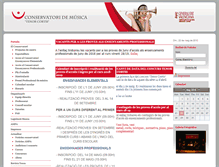 Tablet Screenshot of conservatoridemusicatenorcortis.com